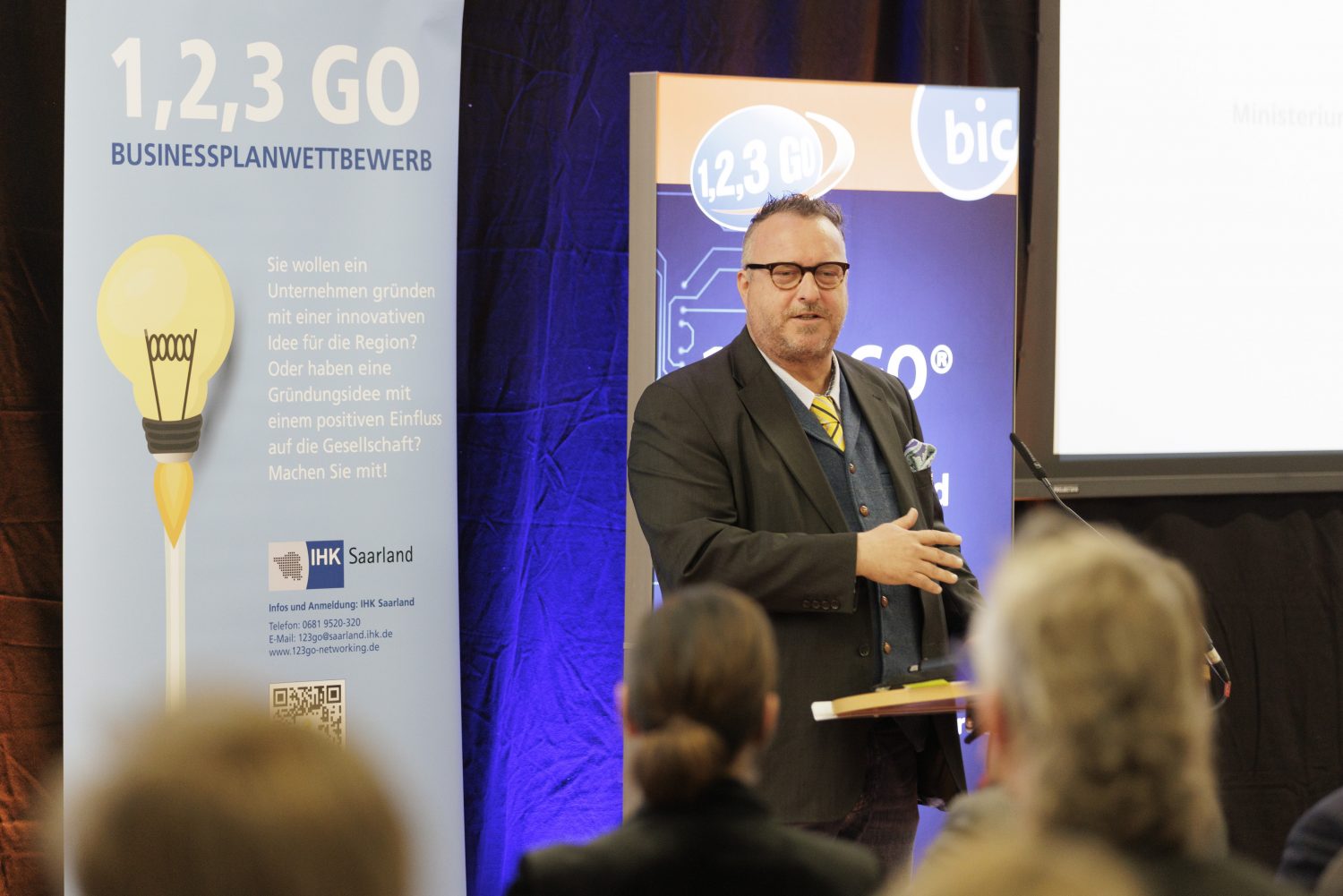 Staatssekretär Andy Becht vom Ministerium für Wirtschaft, Verkehr, Landwirtschaft und Weinbau Rheinland-Pfalz.